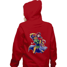 Load image into Gallery viewer, Last_Chance_Shirts Zippered Hoodies, Unisex / Small / Red Full Armor Hunter
