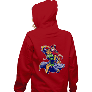 Last_Chance_Shirts Zippered Hoodies, Unisex / Small / Red Full Armor Hunter
