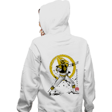 Load image into Gallery viewer, Daily_Deal_Shirts Zippered Hoodies, Unisex / Small / White White Ranger Sumi-e
