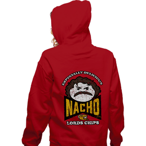 Daily_Deal_Shirts Zippered Hoodies, Unisex / Small / Red Nacho