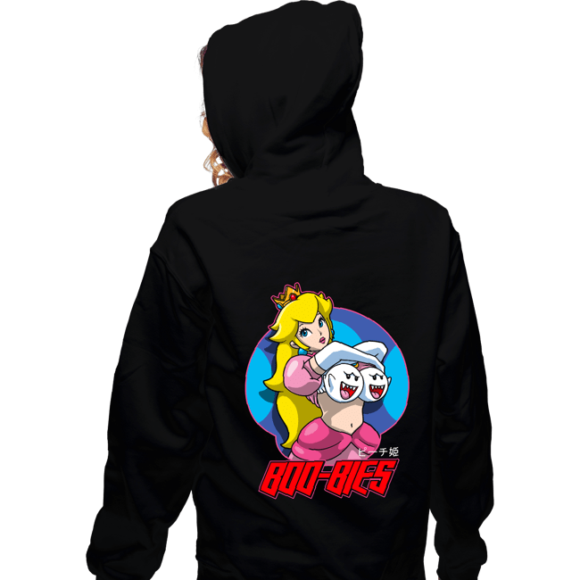 Secret_Shirts Zippered Hoodies, Unisex / Small / Black BoooBies