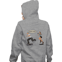 Load image into Gallery viewer, Last_Chance_Shirts Zippered Hoodies, Unisex / Small / Sports Grey Wrong Game
