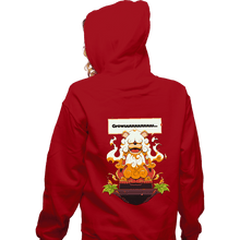 Load image into Gallery viewer, Shirts Zippered Hoodies, Unisex / Small / Red Hisuian Growlithe
