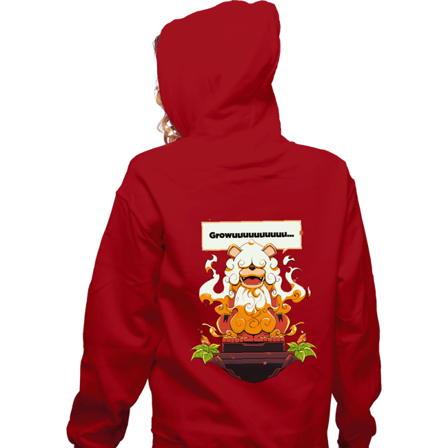 Shirts Zippered Hoodies, Unisex / Small / Red Hisuian Growlithe