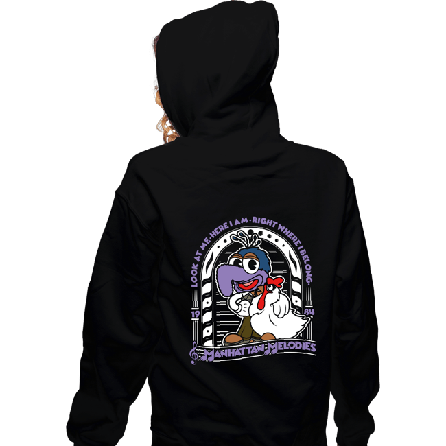 Shirts Zippered Hoodies, Unisex / Small / Black Gonzo Melodies