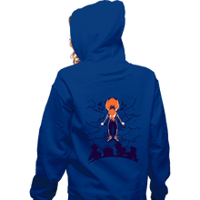 Load image into Gallery viewer, Daily_Deal_Shirts Zippered Hoodies, Unisex / Small / Royal Blue Max Rescue
