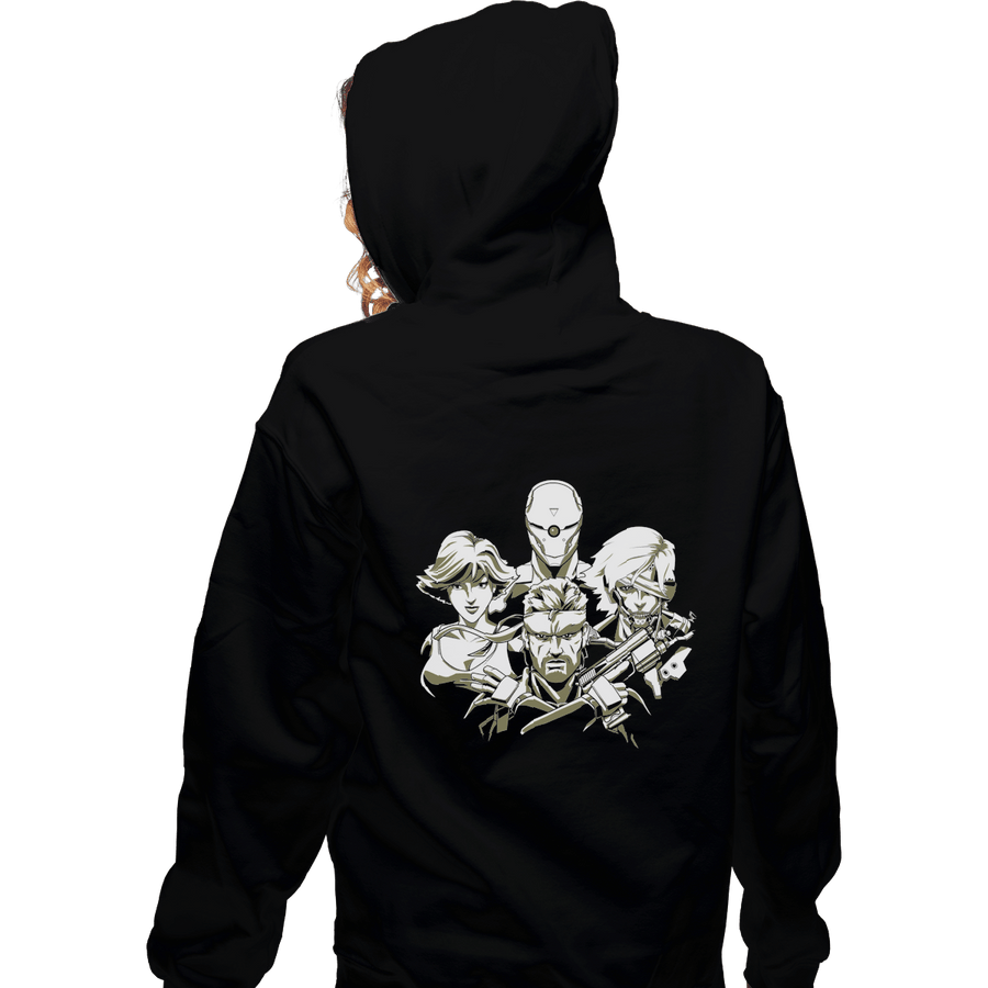 Shirts Zippered Hoodies, Unisex / Small / Black Metal Gear Rhapsody