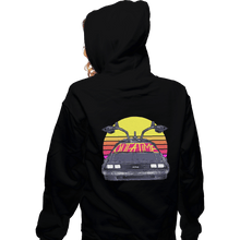 Load image into Gallery viewer, Shirts Pullover Hoodies, Unisex / Small / Black Outatime In The 80s
