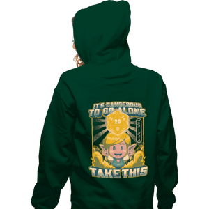 Daily_Deal_Shirts Zippered Hoodies, Unisex / Small / Irish Green The Master Dice
