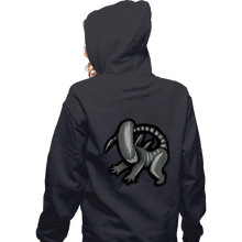 Load image into Gallery viewer, Secret_Shirts Zippered Hoodies, Unisex / Small / Dark Heather Xeno King
