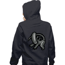 Load image into Gallery viewer, Secret_Shirts Zippered Hoodies, Unisex / Small / Dark Heather Xeno King
