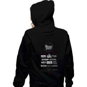 Shirts Zippered Hoodies, Unisex / Small / Black Middle Earth Festival