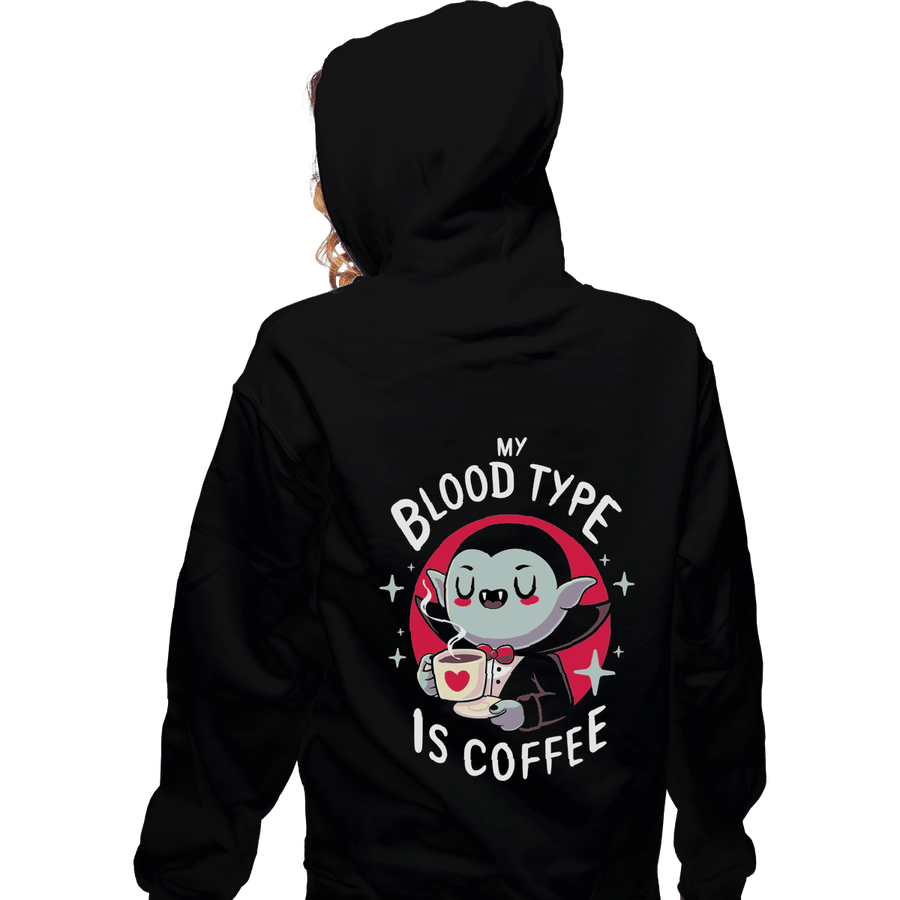Shirts Pullover Hoodies, Unisex / Small / Black Coffee Vampire