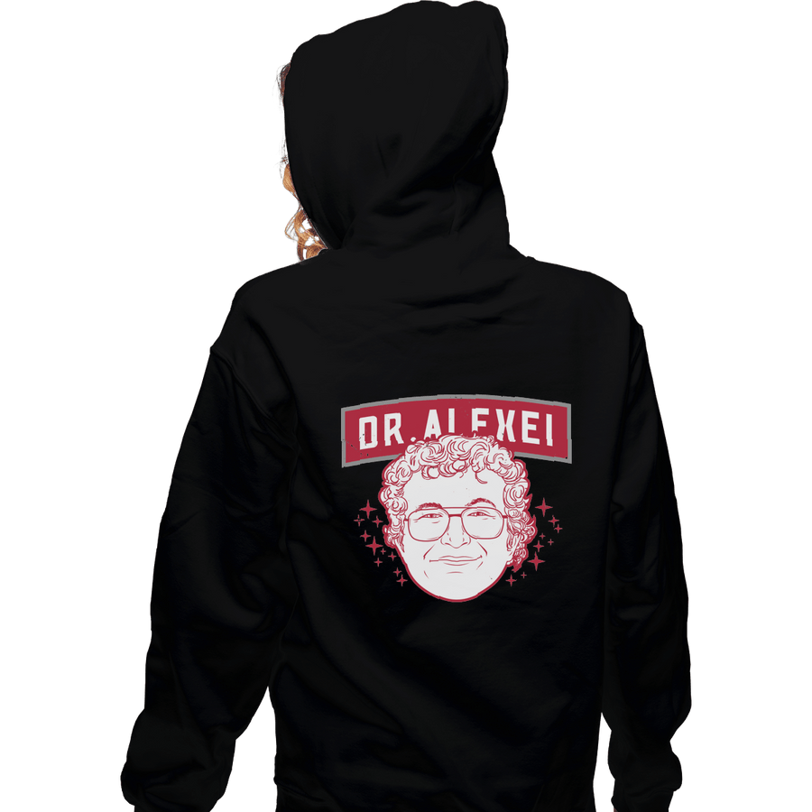 Shirts Zippered Hoodies, Unisex / Small / Black Dr Alexei