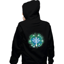 Load image into Gallery viewer, Shirts Zippered Hoodies, Unisex / Small / Black Open Your Sheikah Eye
