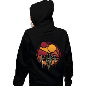 Daily_Deal_Shirts Zippered Hoodies, Unisex / Small / Black N-1 WZRD