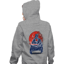 Load image into Gallery viewer, Secret_Shirts Zippered Hoodies, Unisex / Small / Sports Grey Dark Side Of The Coffee
