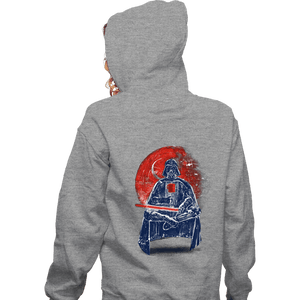 Secret_Shirts Zippered Hoodies, Unisex / Small / Sports Grey Dark Side Of The Coffee