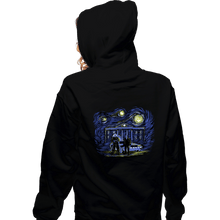 Load image into Gallery viewer, Daily_Deal_Shirts Zippered Hoodies, Unisex / Small / Black Starry Future
