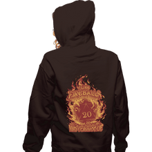 Load image into Gallery viewer, Daily_Deal_Shirts Zippered Hoodies, Unisex / Small / Dark Chocolate I Like Fireballs

