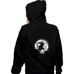 Shirts Zippered Hoodies, Unisex / Small / Black Moonlight Hero