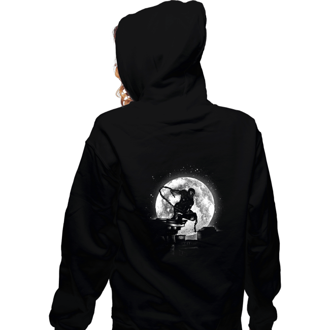Shirts Zippered Hoodies, Unisex / Small / Black Moonlight Hero