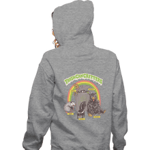 Load image into Gallery viewer, Shirts Zippered Hoodies, Unisex / Small / Sports Grey Trash Can Critters
