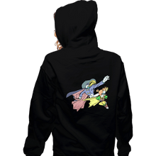 Load image into Gallery viewer, Daily_Deal_Shirts Zippered Hoodies, Unisex / Small / Black The Duck  Knight
