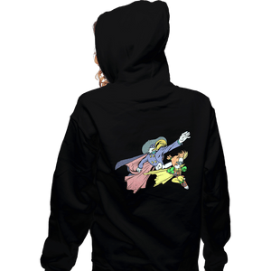 Daily_Deal_Shirts Zippered Hoodies, Unisex / Small / Black The Duck  Knight