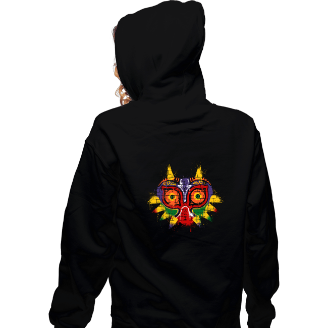 Secret_Shirts Zippered Hoodies, Unisex / Small / Black Majora Splash