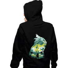 Load image into Gallery viewer, Daily_Deal_Shirts Zippered Hoodies, Unisex / Small / Black Forbidden West
