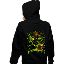 Load image into Gallery viewer, Daily_Deal_Shirts Zippered Hoodies, Unisex / Small / Black Black Magic Witch
