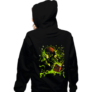 Daily_Deal_Shirts Zippered Hoodies, Unisex / Small / Black Black Magic Witch