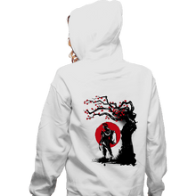 Load image into Gallery viewer, Shirts Zippered Hoodies, Unisex / Small / White Fighter Under The Sun
