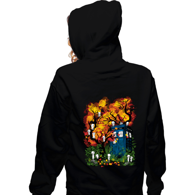 Secret_Shirts Zippered Hoodies, Unisex / Small / Black Doctor In The Forest
