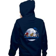 Load image into Gallery viewer, Secret_Shirts Zippered Hoodies, Unisex / Small / Navy Fast Matata!
