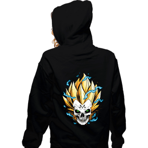 Daily_Deal_Shirts Zippered Hoodies, Unisex / Small / Black Majin Skeletron