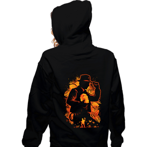 Shirts Zippered Hoodies, Unisex / Small / Black Archaeologist of Mythological Artifacts