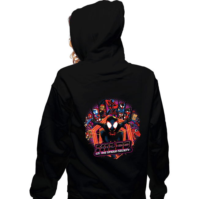 Daily_Deal_Shirts Zippered Hoodies, Unisex / Small / Black Anomaly Pilgrim