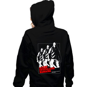 Daily_Deal_Shirts Zippered Hoodies, Unisex / Small / Black The Crystal Lake Massacre