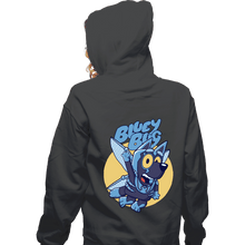Load image into Gallery viewer, Daily_Deal_Shirts Zippered Hoodies, Unisex / Small / Dark Heather Bluey Bug
