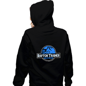 Shirts Zippered Hoodies, Unisex / Small / Black Raptor Trainer