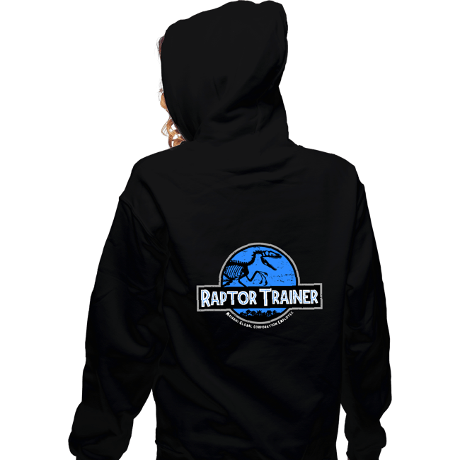Shirts Zippered Hoodies, Unisex / Small / Black Raptor Trainer