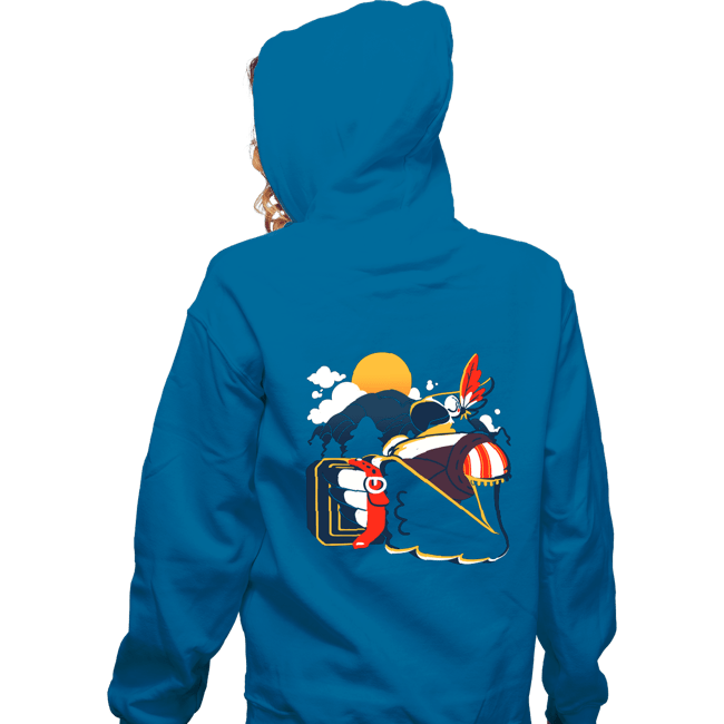 Shirts Zippered Hoodies, Unisex / Small / Royal Blue Song Of The Wild