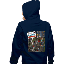 Load image into Gallery viewer, Daily_Deal_Shirts Zippered Hoodies, Unisex / Small / Navy Where&#39;s Freddy
