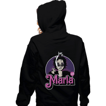 Load image into Gallery viewer, Shirts Zippered Hoodies, Unisex / Small / Black Marla Doll
