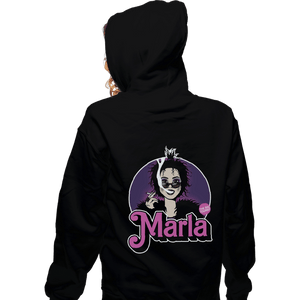 Shirts Zippered Hoodies, Unisex / Small / Black Marla Doll