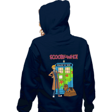 Load image into Gallery viewer, Secret_Shirts Zippered Hoodies, Unisex / Small / Navy Scoobywho
