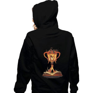 Shirts Zippered Hoodies, Unisex / Small / Black The 4th Book Of Magic
