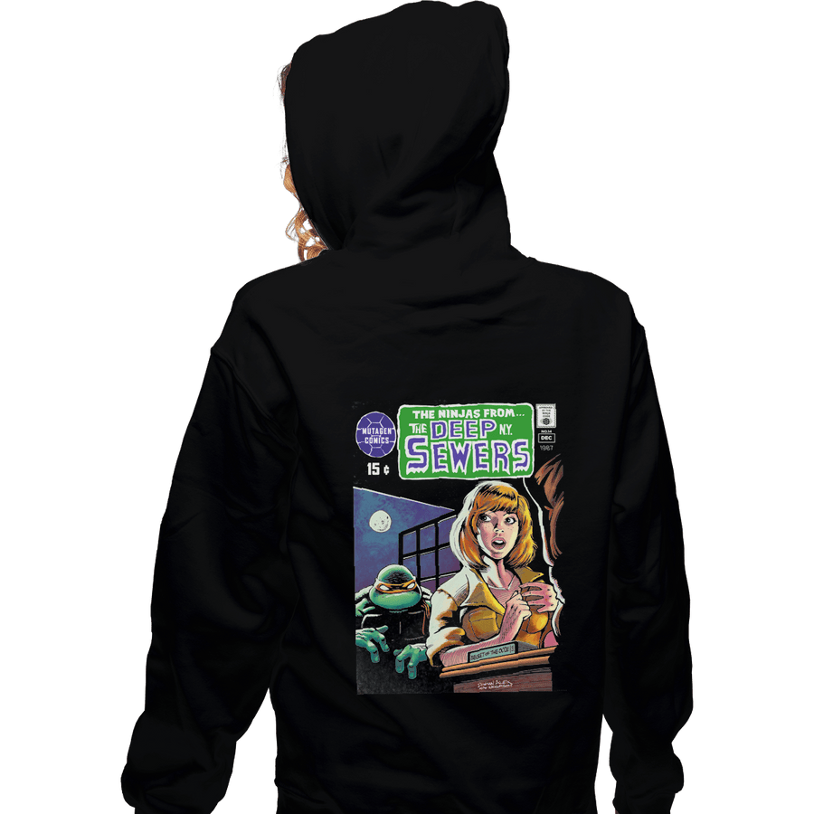 Shirts Pullover Hoodies, Unisex / Small / Black Sewer Thing